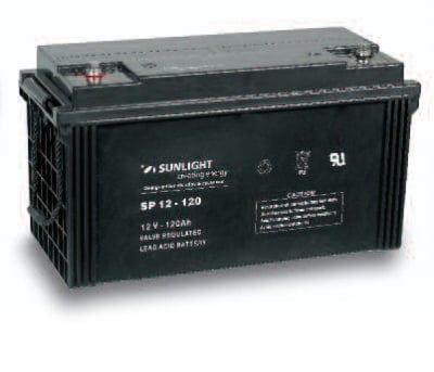 Акумулатор SUNLIGHT 12V 120AH SPA