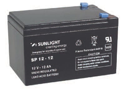 Акумулатор SUNLIGHT 12V 12AH SPA