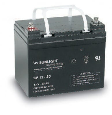 Акумулатор SUNLIGHT 12V 33AH SPA