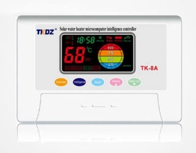 Контролер EMDE-solar TK-8A за слънчев колектор без налягане