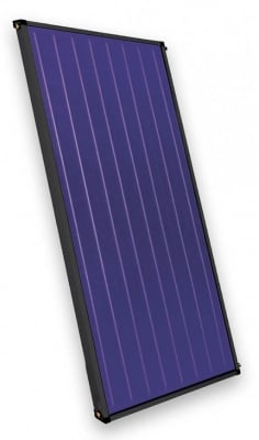 Плосък слънчев колектор Bisolid Marine+, селективен, 2.5 m2, Blue