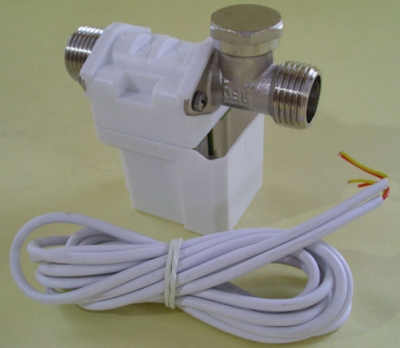 , , Електромагнитен клапан 12V- соленоиден вентил за контролер на слънчеви бойлери 