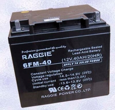 Акумулатор . 12V 40AH  RAGGIE