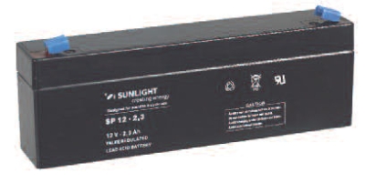 Акумулатор,  SUNLIGHT Тягова батерия 12V 2,3AH   SFG