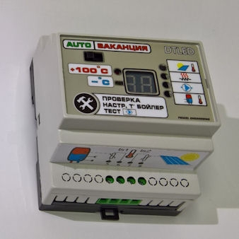 Диференциален термостат,  , DTLED2N за слънчеви инсталации 