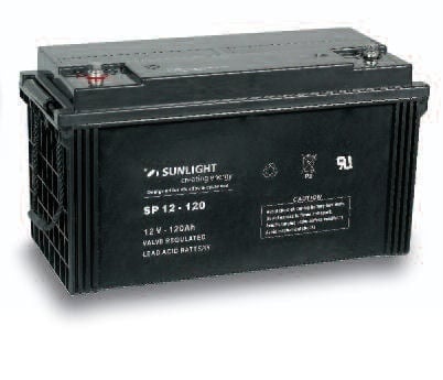 Акумулатор SUNLIGHT 12V 120AH SPA
