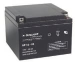 Акумулатор SUNLIGHT 12V 26AH SPA