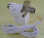 , , Електромагнитен клапан 12V- соленоиден вентил за контролер на слънчеви бойлери 