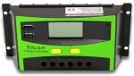 . . Контролер регулатор за соларни панели LS-30A 12V/24V с USB порт и LCD дисплей