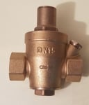 Редуцир вентил за водопровод, месингов, тежък 1/2", 25 bar, 0.5-6 bar