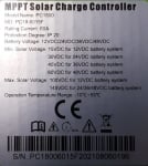 60A MPPT Контролер регулатор за соларни панели PC18-6015F (12/24/48V автоматично откриване)