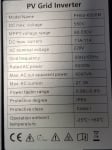 Слънчев инвертор ON Grid PNI PH50-6000M, 6KW, MPPT, IP65, WIFI